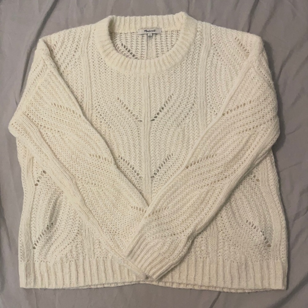Madewell “charley” pullover sweater sz sm